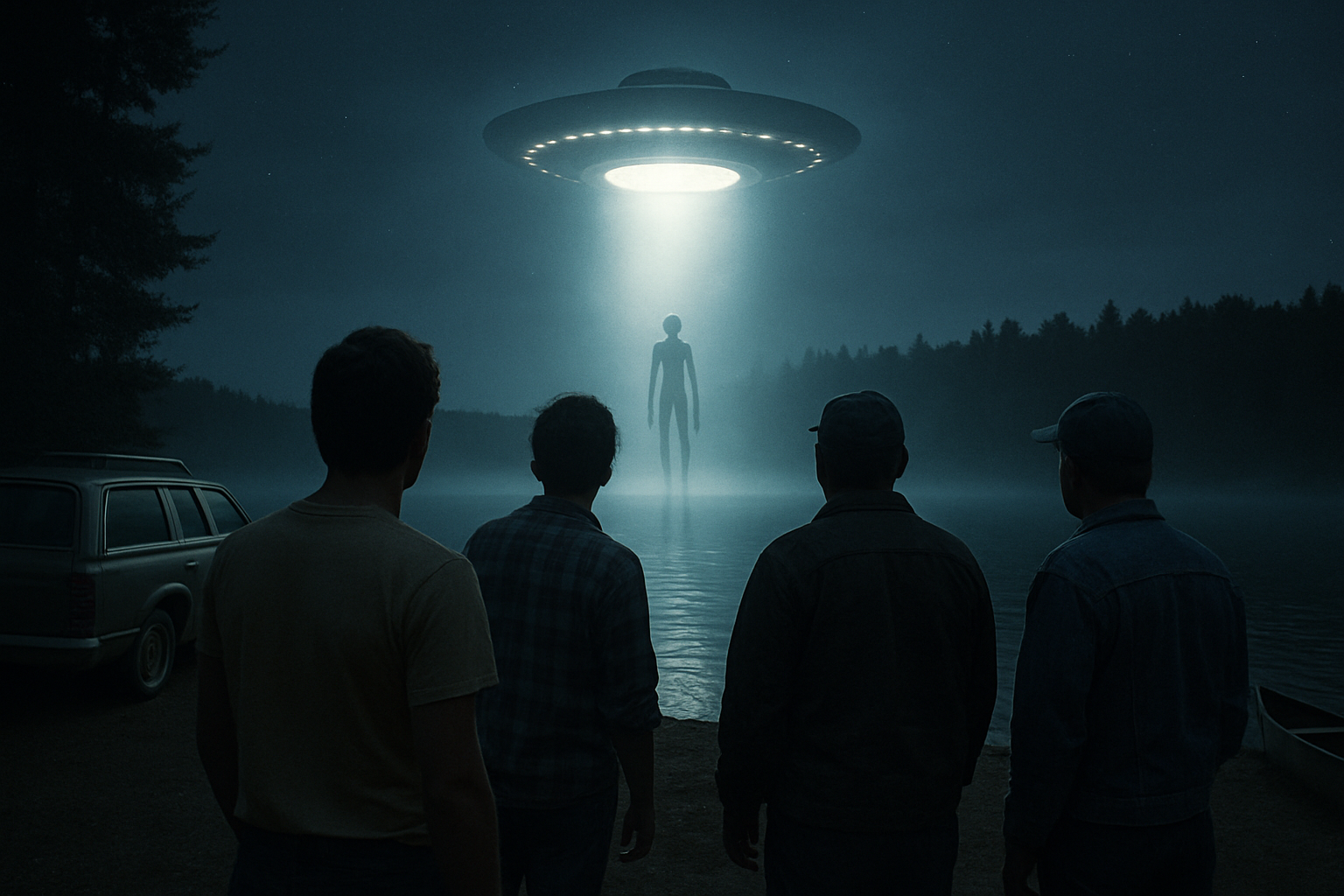 AI illustration of the Allagash abductions incident (3)