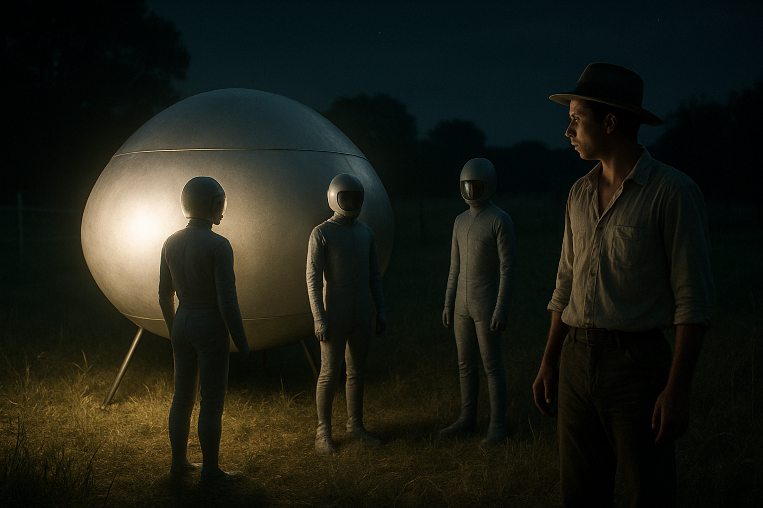 AI illustration of the Antônio Vilas-Boas abduction incident (2)
