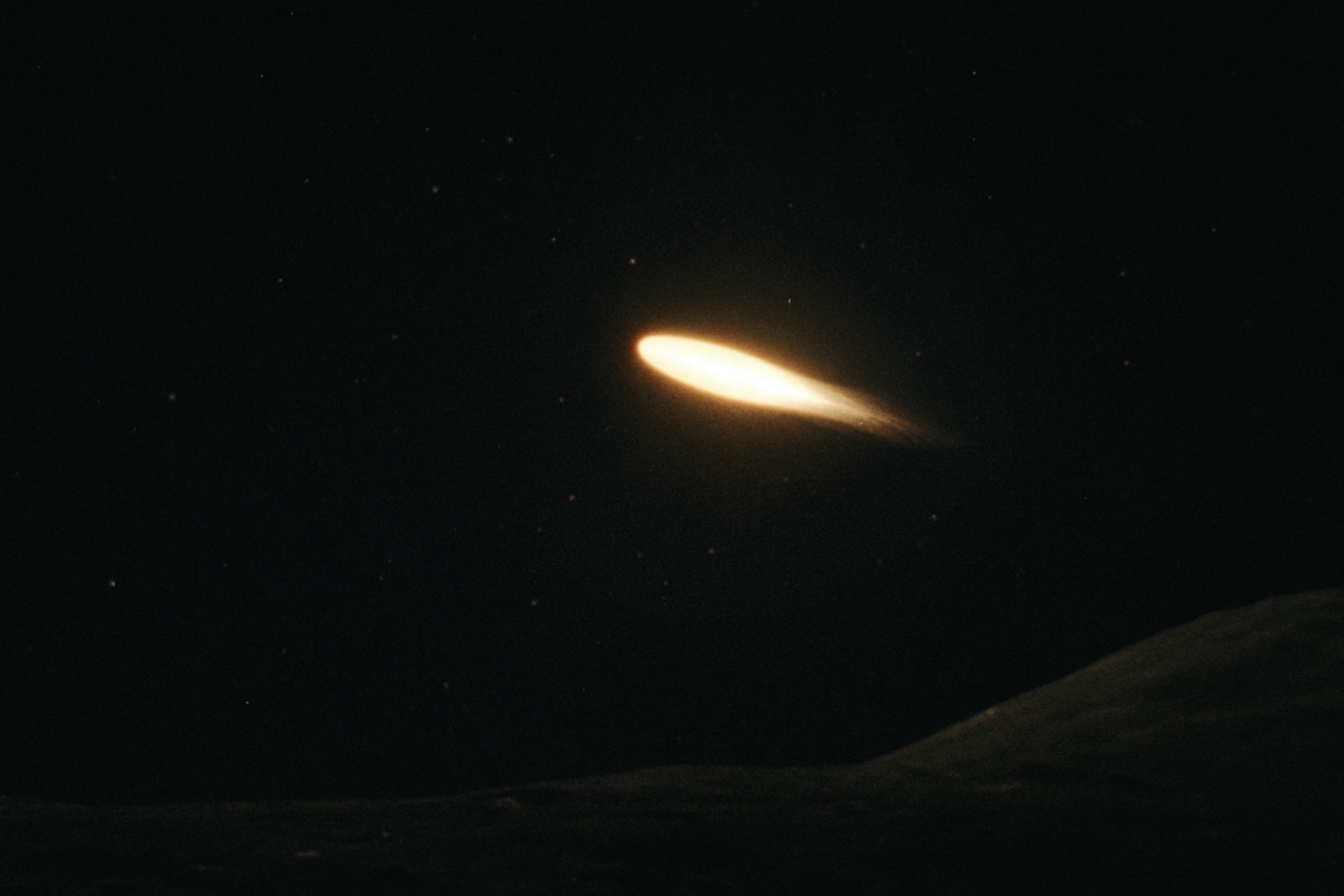 AI illustration of the Apollo 12: "Particles escaping the Moon" incident (2)