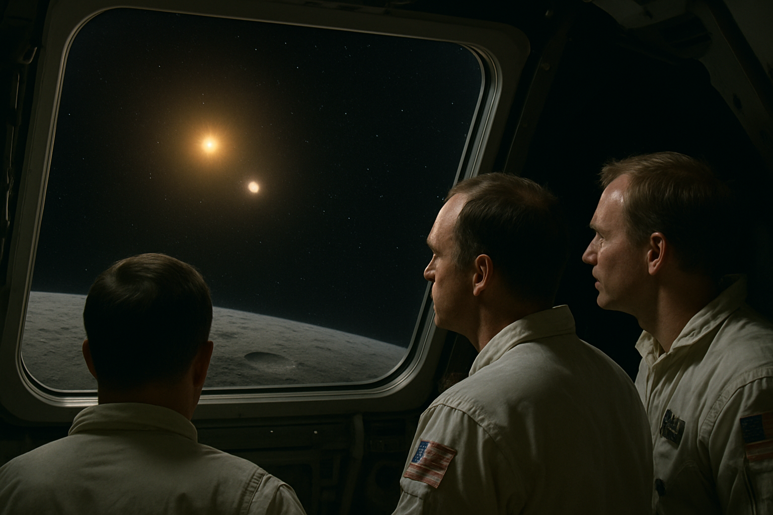 AI illustration of the Apollo 17: Rotating object with two-flash pattern, observed 24+ hours incident (3)