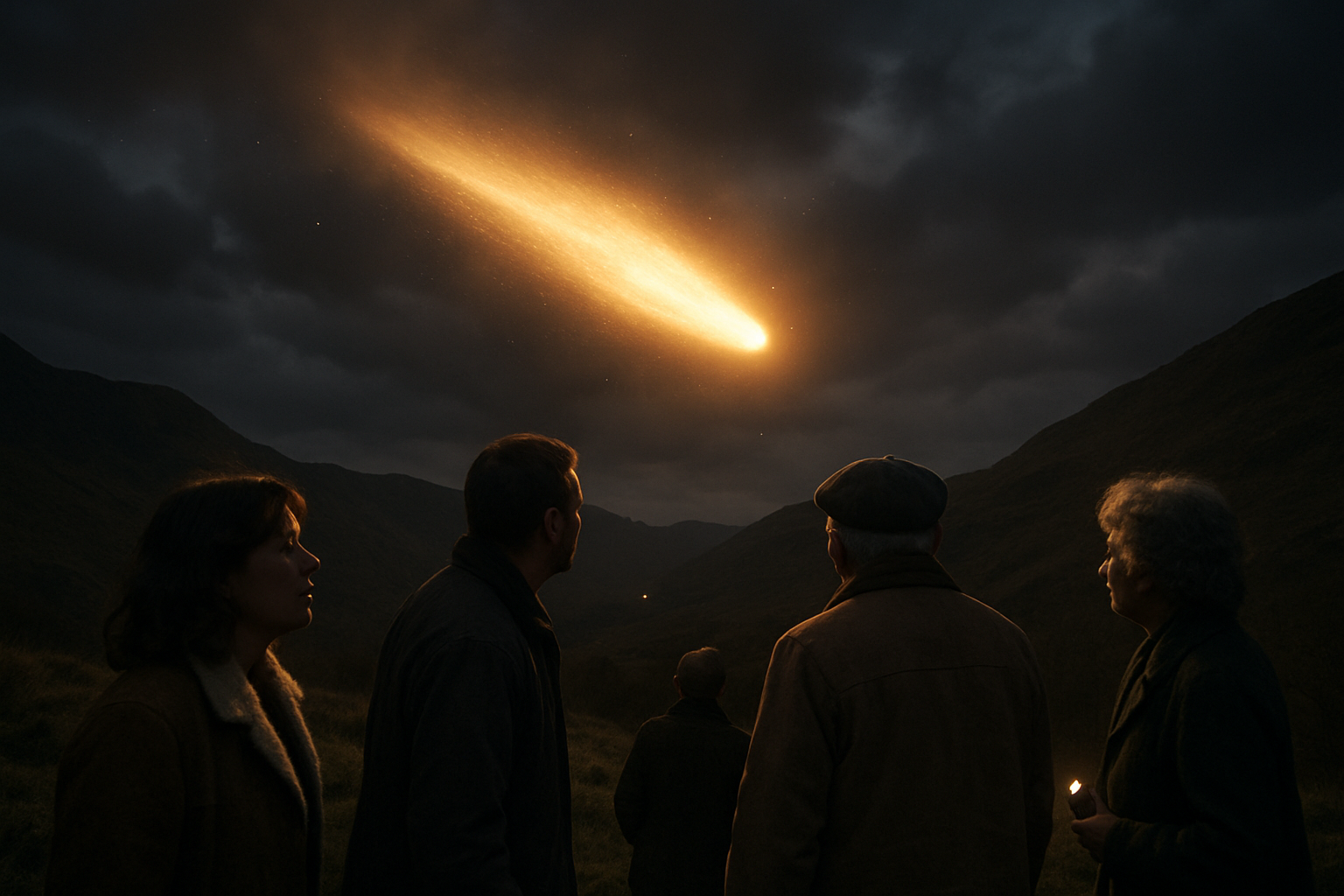 AI illustration of the Berwyn Mountain incident (1974) incident (2)