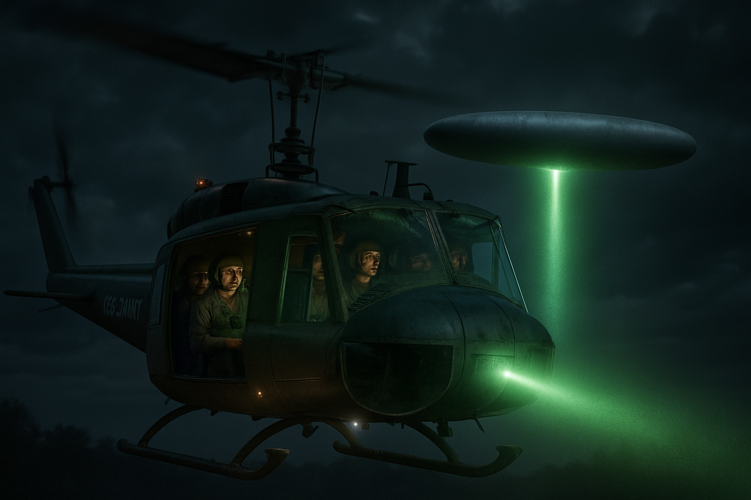 AI illustration of the Coyne (Mansfield) helicopter incident incident (2)