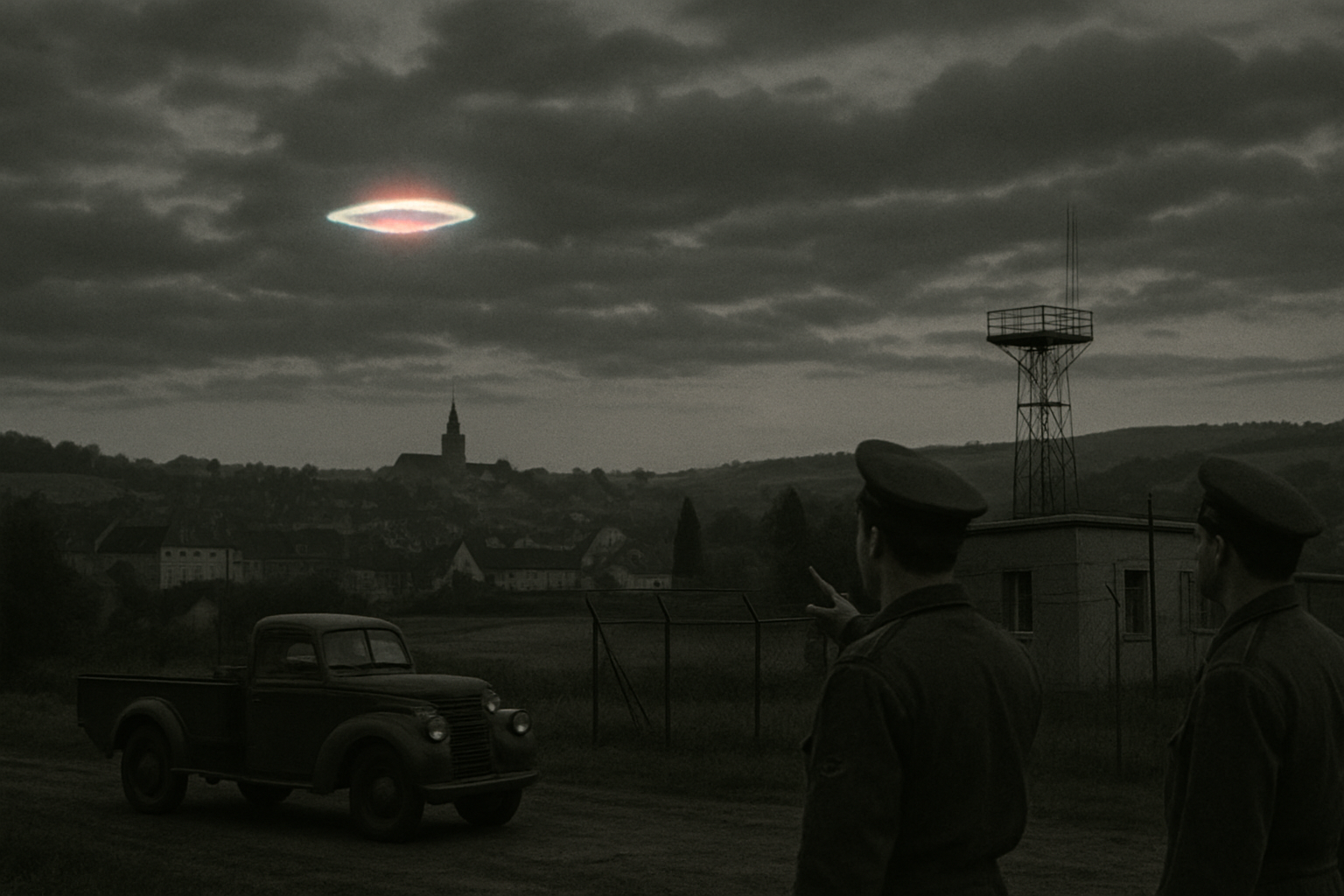 AI illustration of the Doullens case (1954) incident (1)