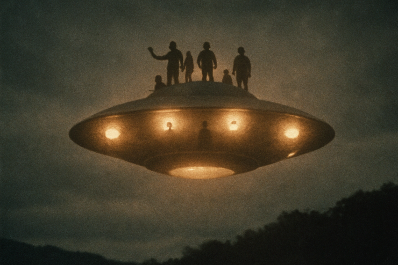 AI illustration of the Father Gill UFO sighting incident (2)