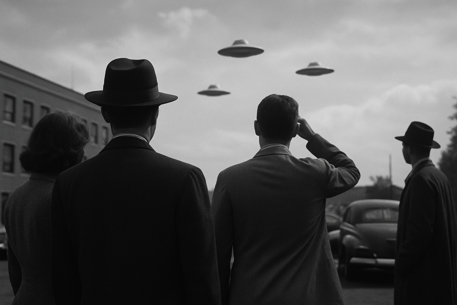 AI illustration of the FBI 62-HQ-83894: The Flying Saucers Master File incident (3)