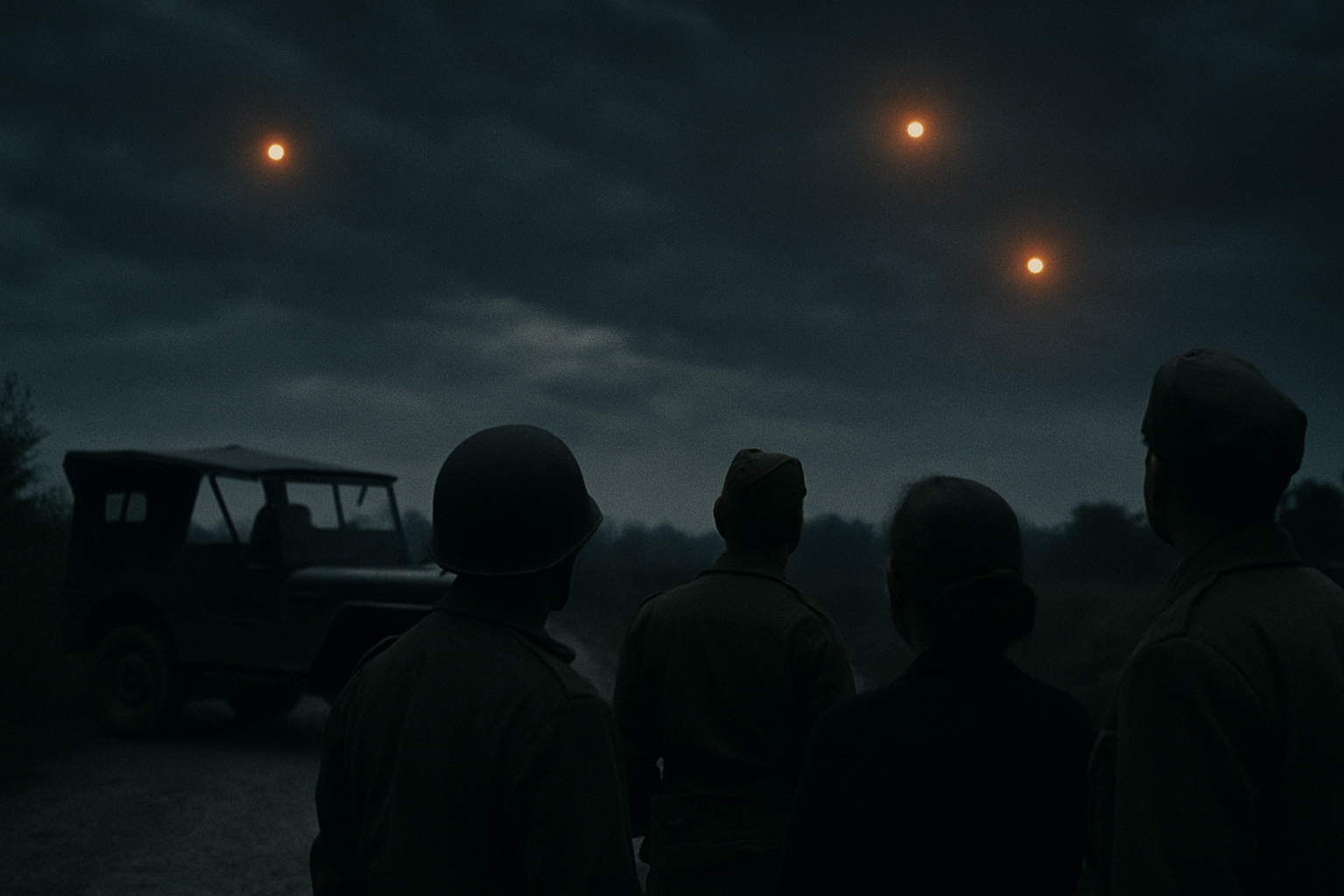 AI illustration of the Foo fighters (1944) incident (3)