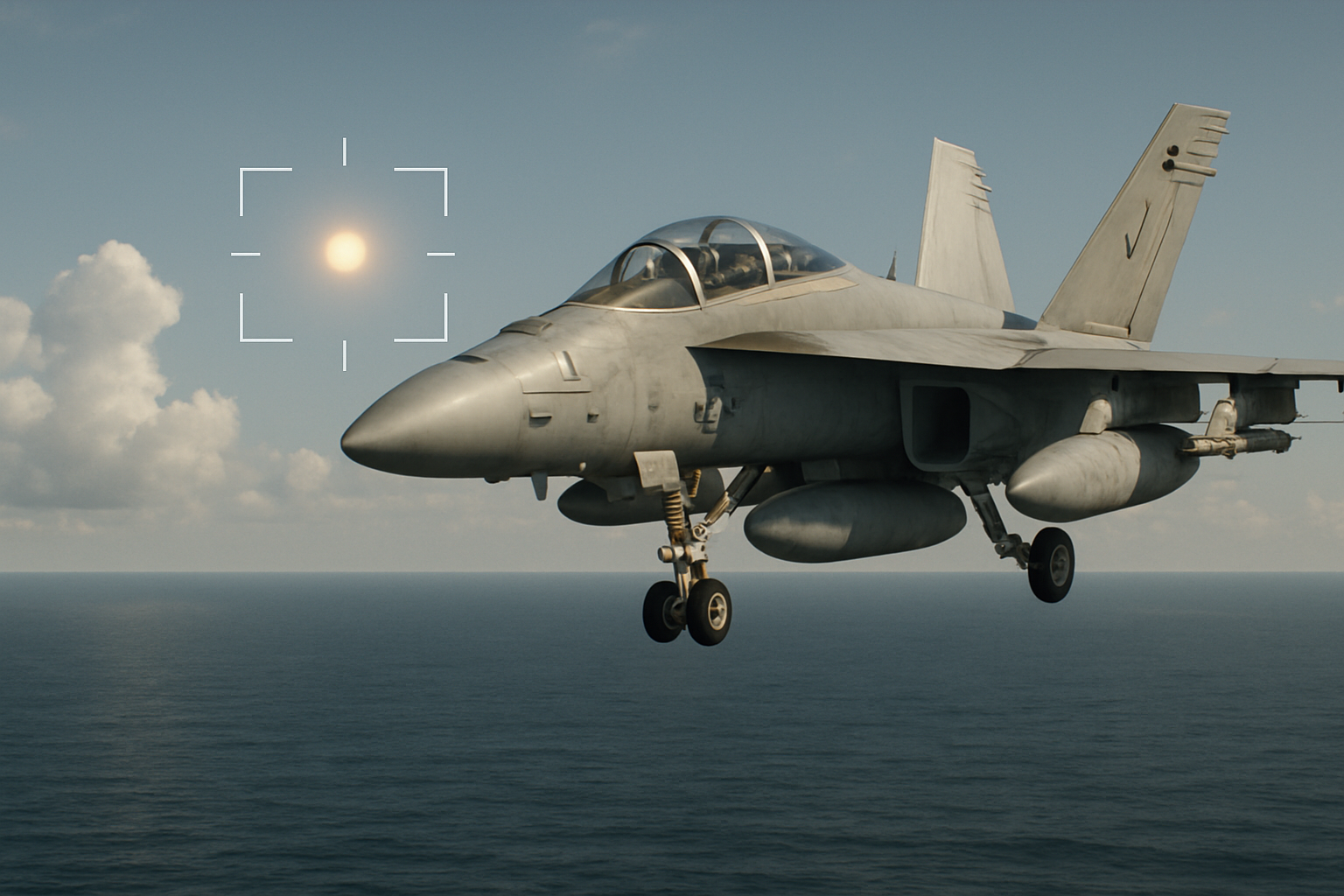 AI illustration of the Pentagon UFO videos (Gimbal / GoFast) incident (3)