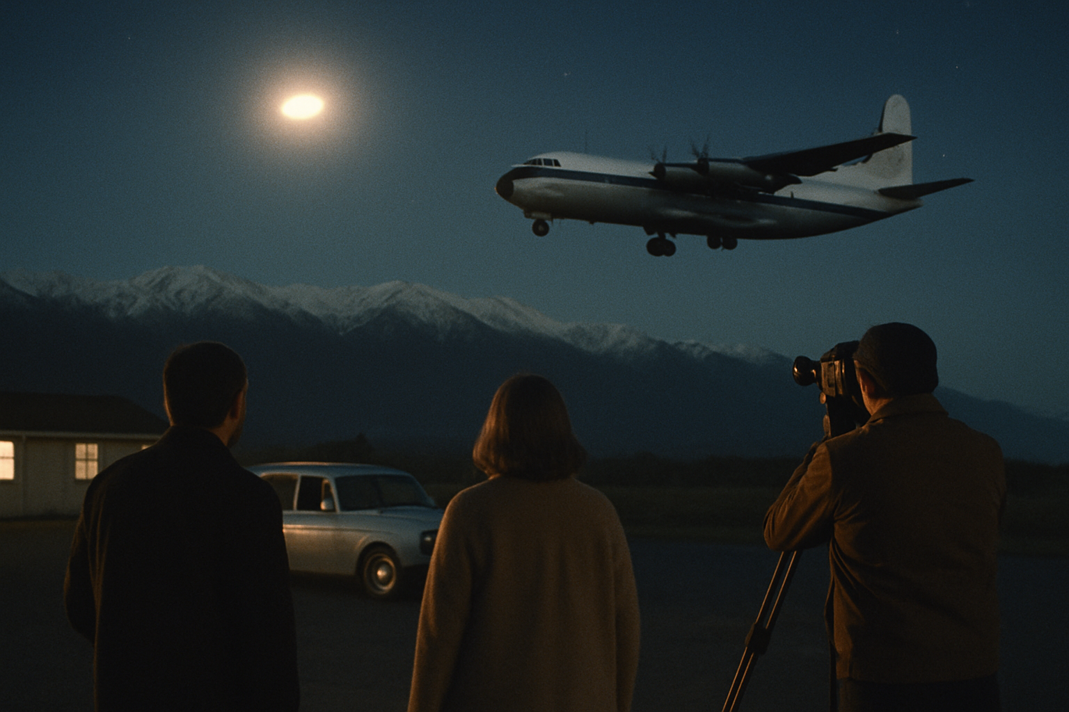 AI illustration of the Kaikoura Lights (1978) incident (1)