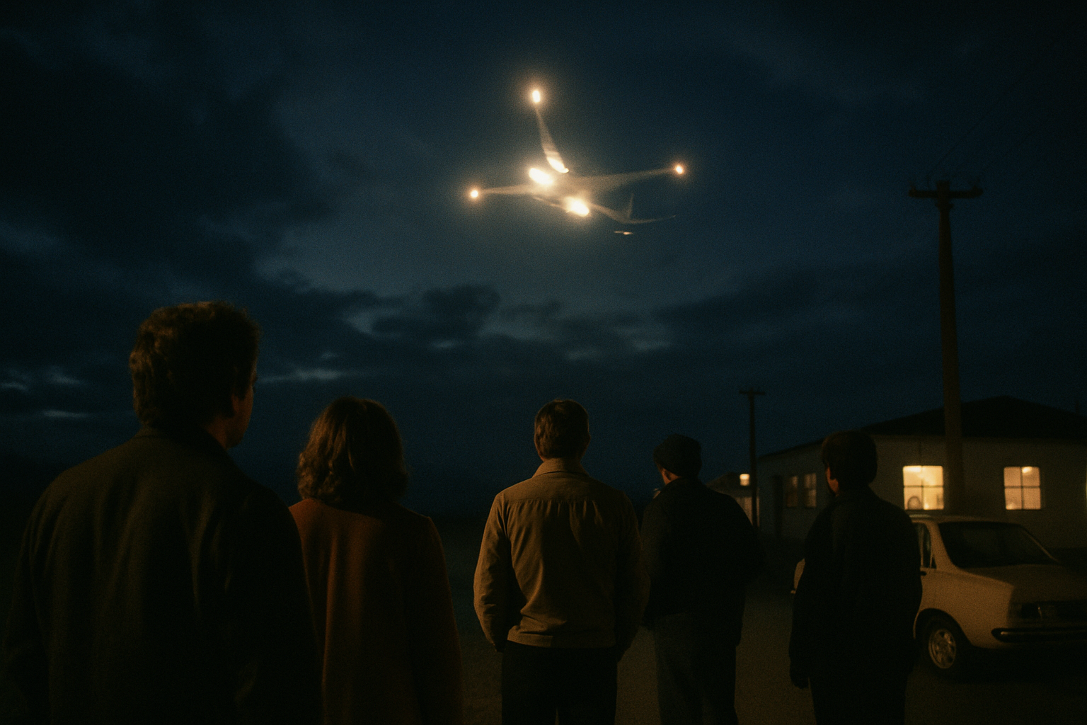 AI illustration of the Kaikoura Lights (1978) incident (3)