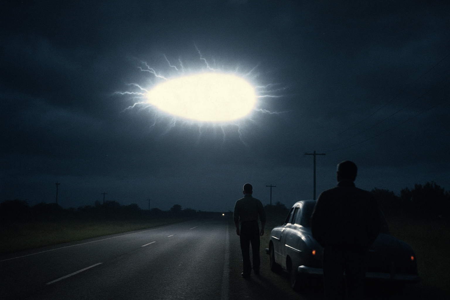 AI illustration of the Levelland UFO case incident (2)