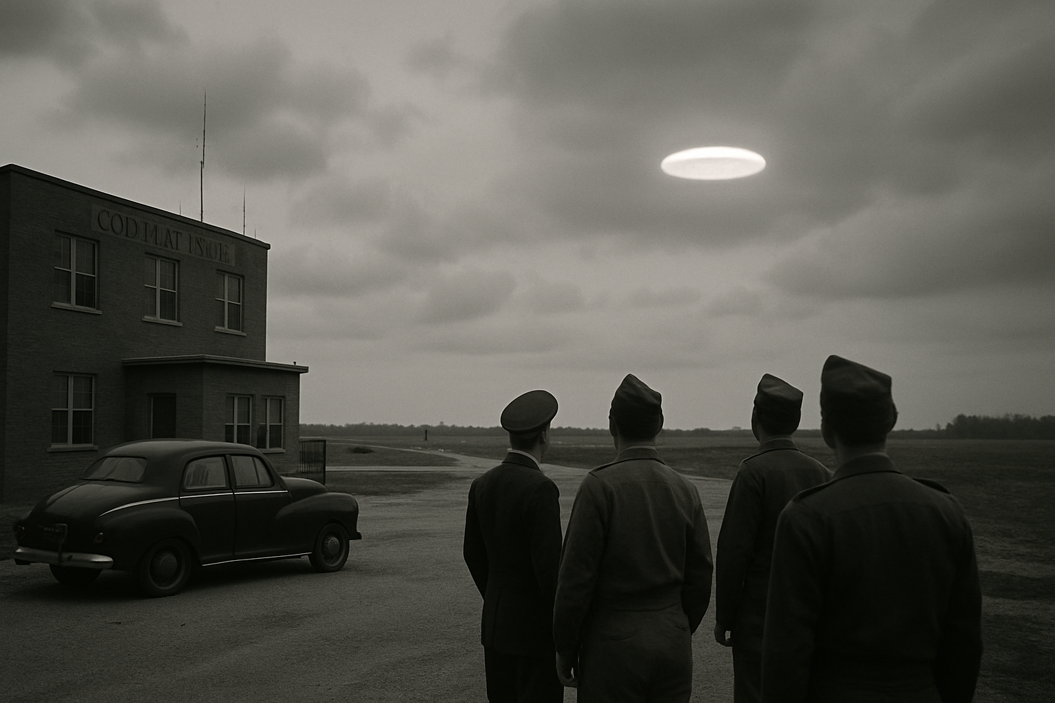 AI illustration of the Mantell UFO incident incident (1)