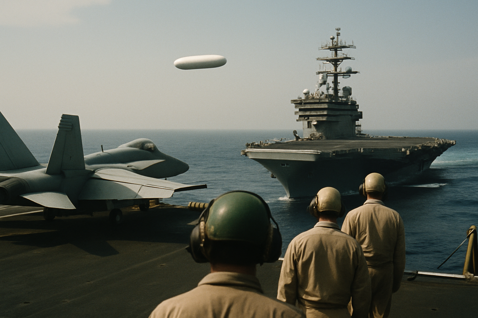 AI illustration of the The USS Nimitz "Tic Tac" Incident (2004) incident (1)