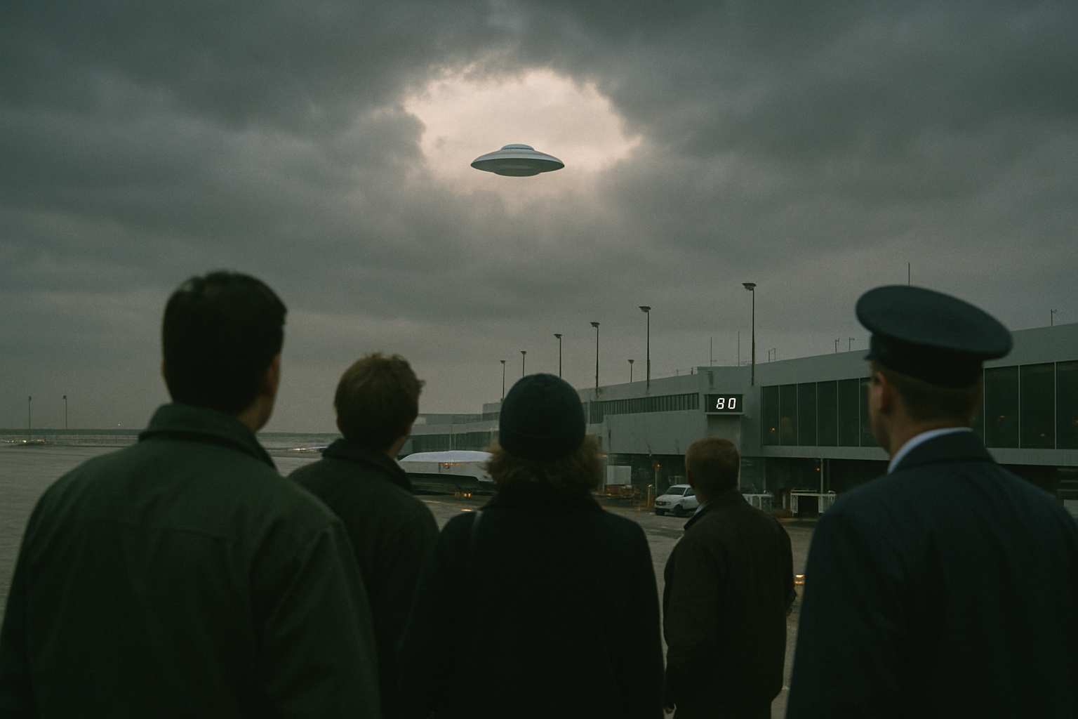 AI illustration of the 2006 O'Hare International Airport UFO sighting incident (3)