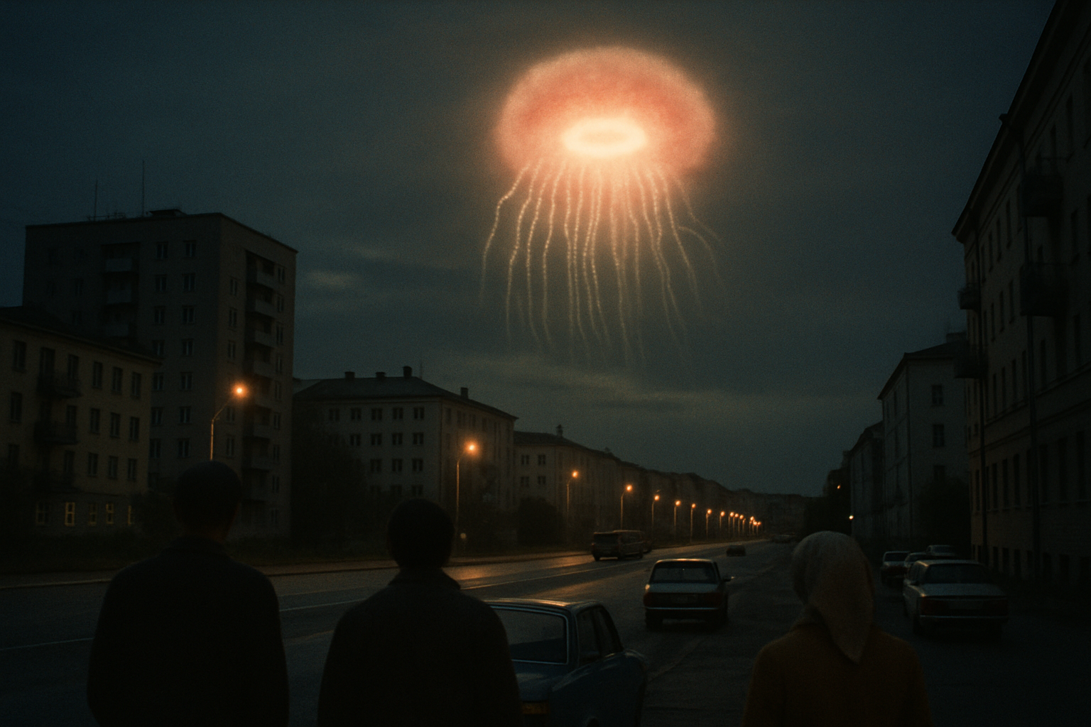 AI illustration of the Petrozavodsk Phenomenon (1977) incident (1)