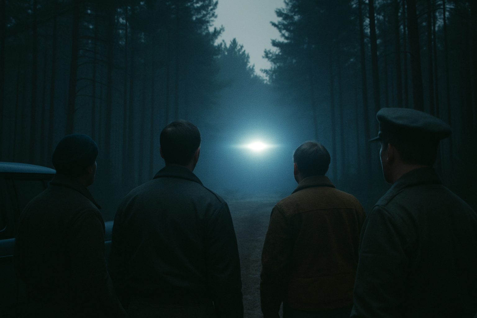 AI illustration of the The Rendlesham Forest Incident (1980) incident (3)