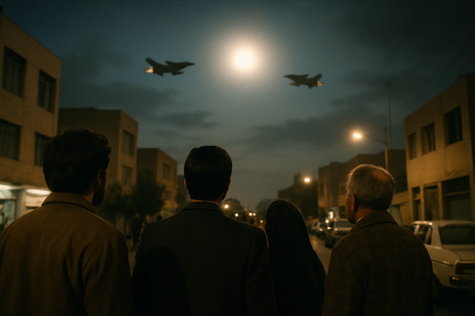 AI illustration of the 1976 Tehran UFO incident incident (3)