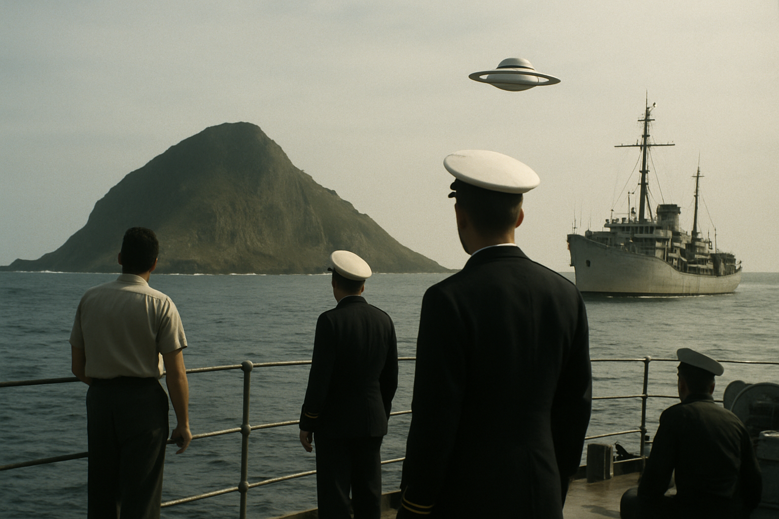 AI illustration of the Trindade Island UFO incident incident (1)