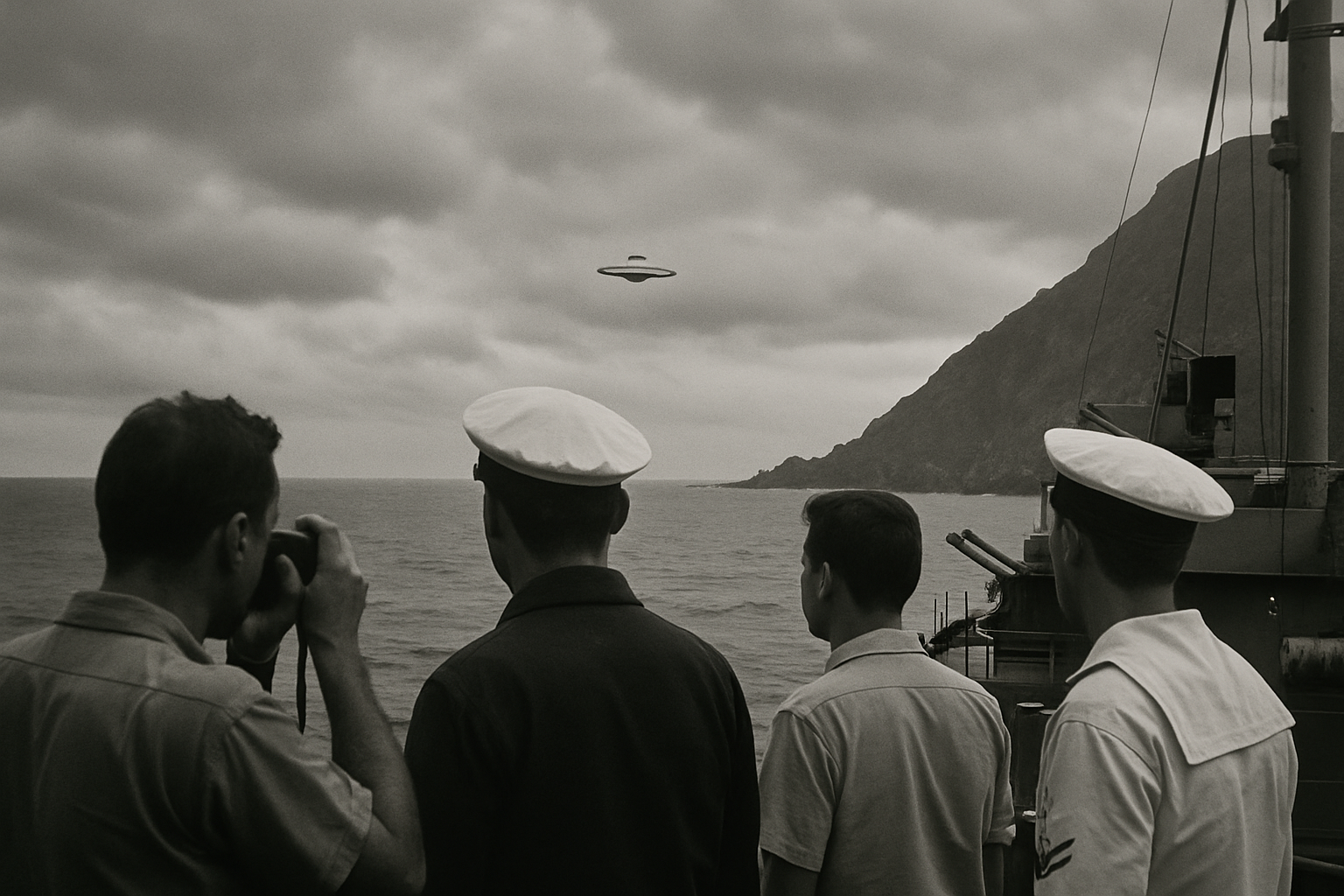 AI illustration of the Trindade Island UFO incident incident (3)