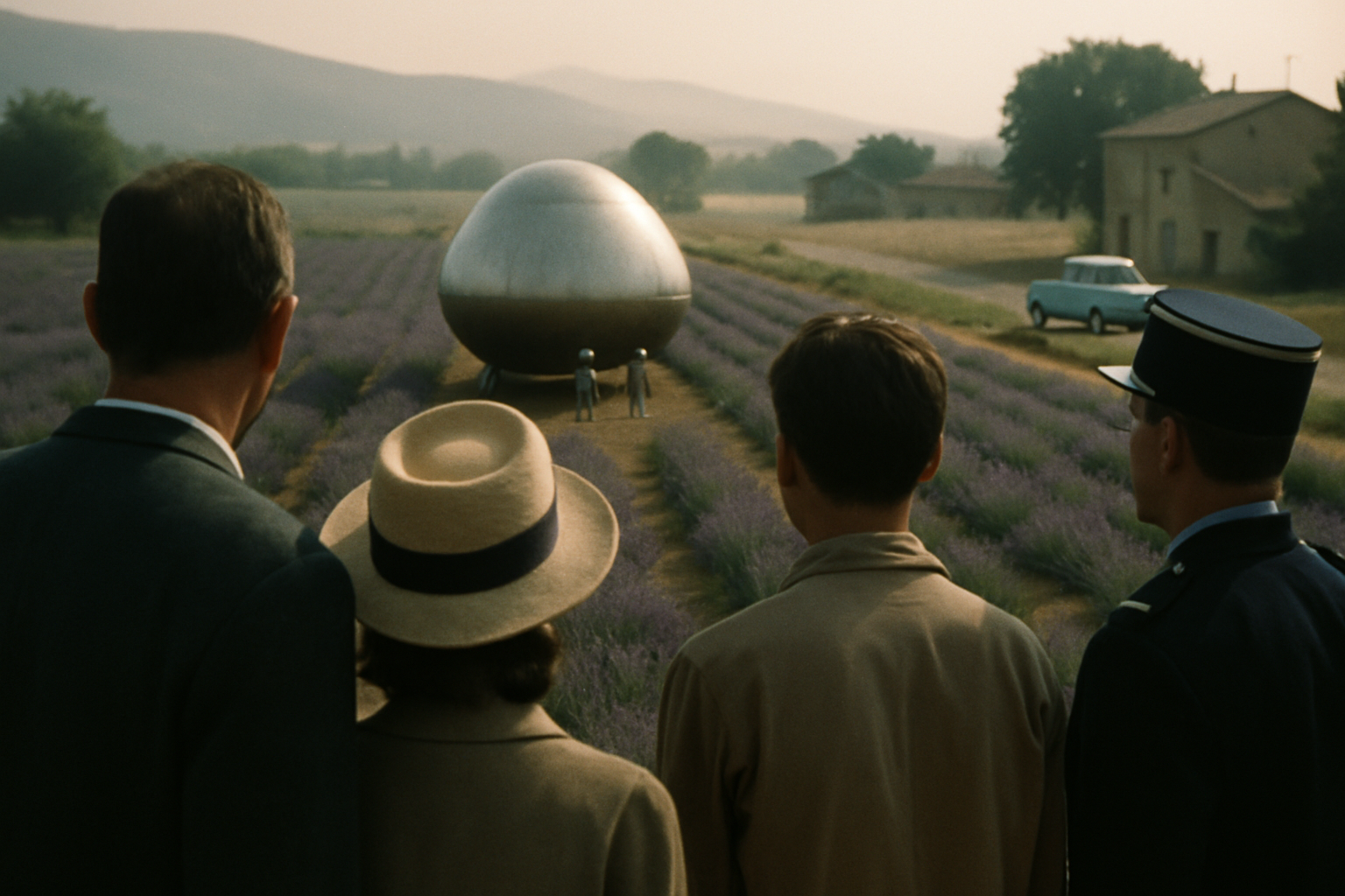 AI illustration of the Valensole UFO incident incident (3)