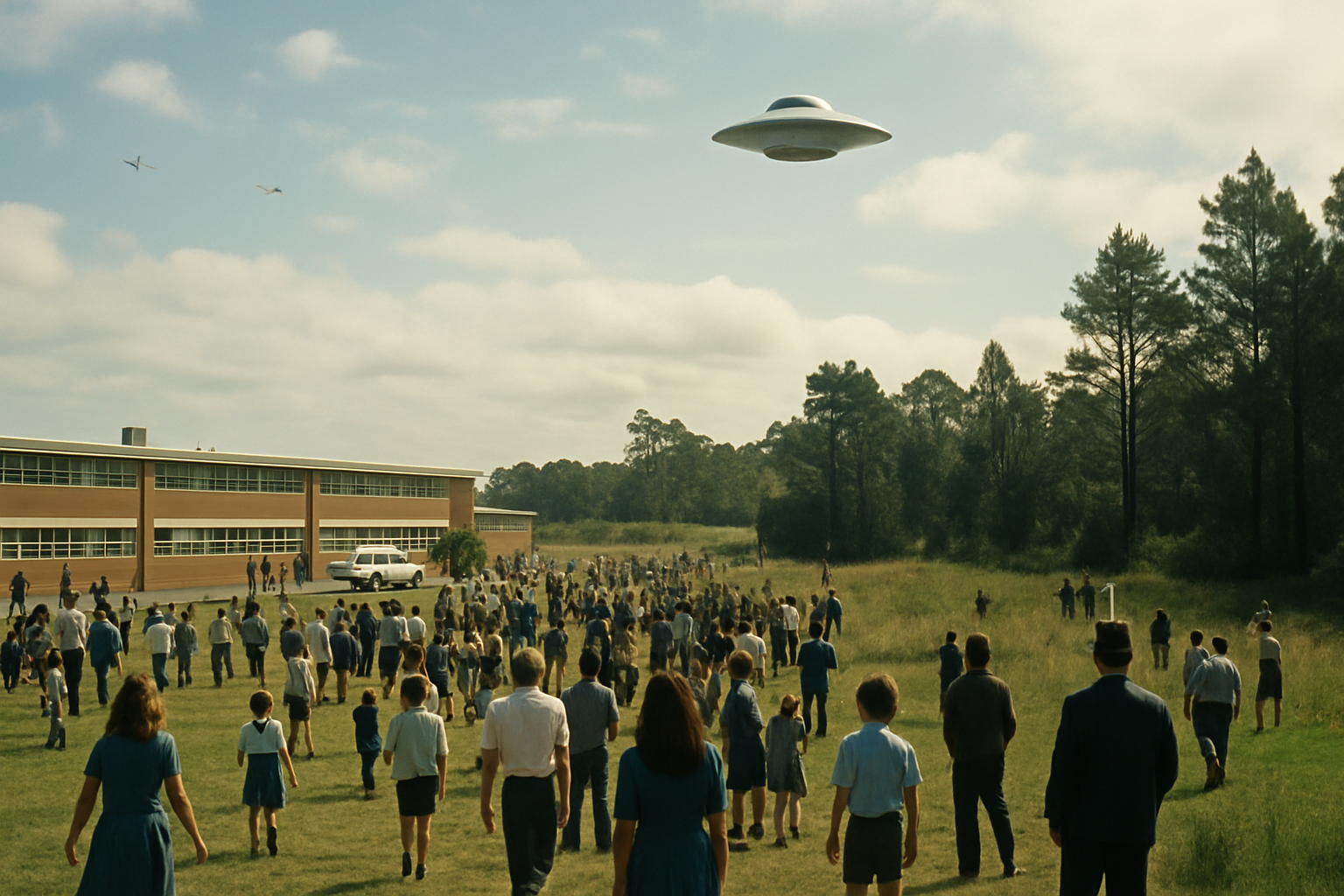 AI illustration of the The Westall UFO (1966) incident (1)