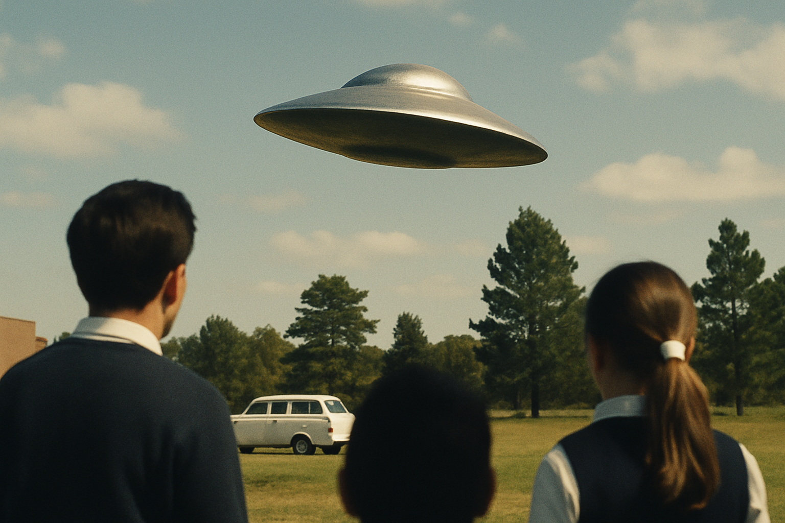 AI illustration of the The Westall UFO (1966) incident (2)