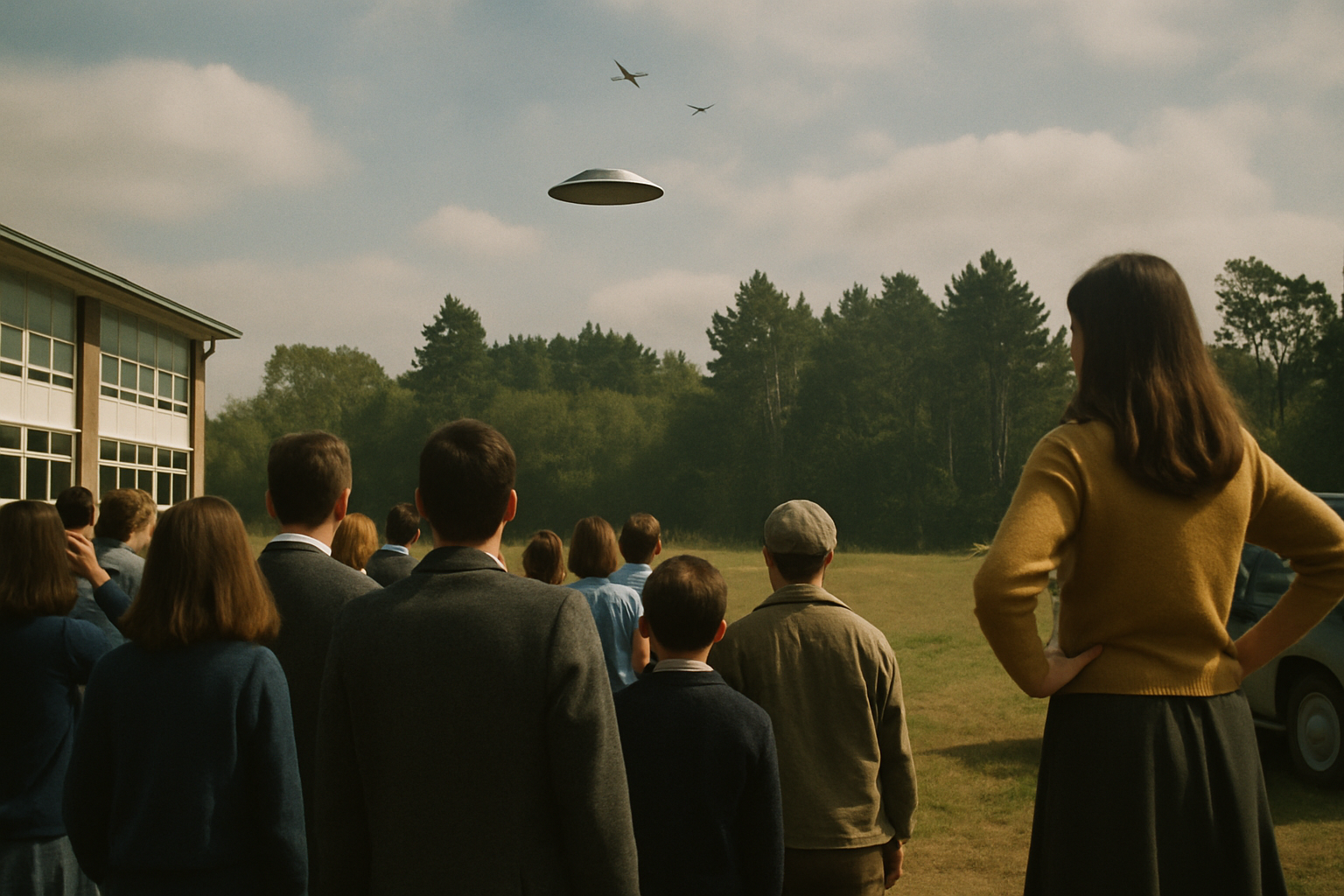 AI illustration of the The Westall UFO (1966) incident (3)