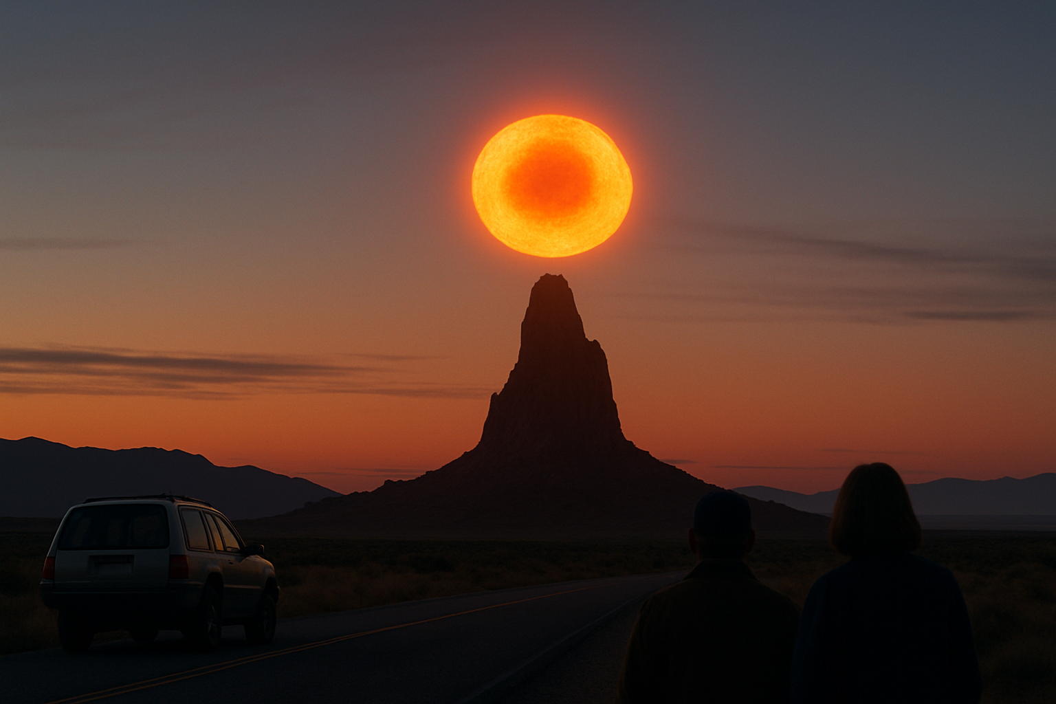 AI illustration of the Large Fiery Orb: "Like the Eye of Sauron" incident (1)