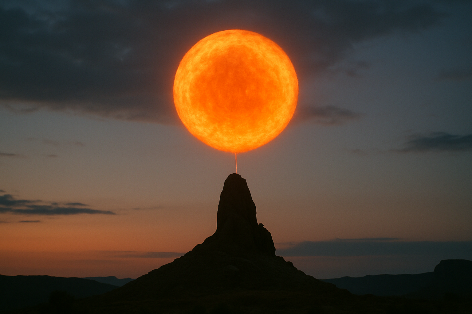 AI illustration of the Large Fiery Orb: "Like the Eye of Sauron" incident (2)