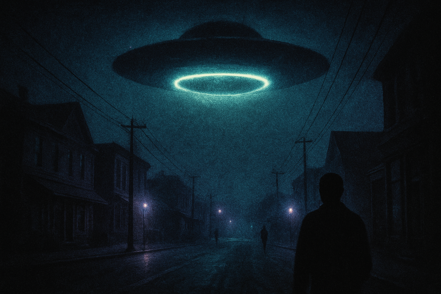 Atmospheric conceptual illustration — Cattle Mutilations (1970s–)