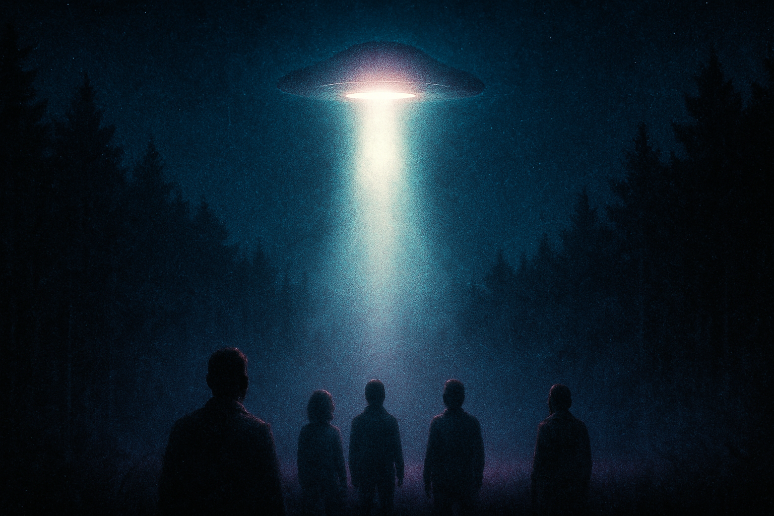 Atmospheric conceptual illustration — The Space Brothers & the Contactees