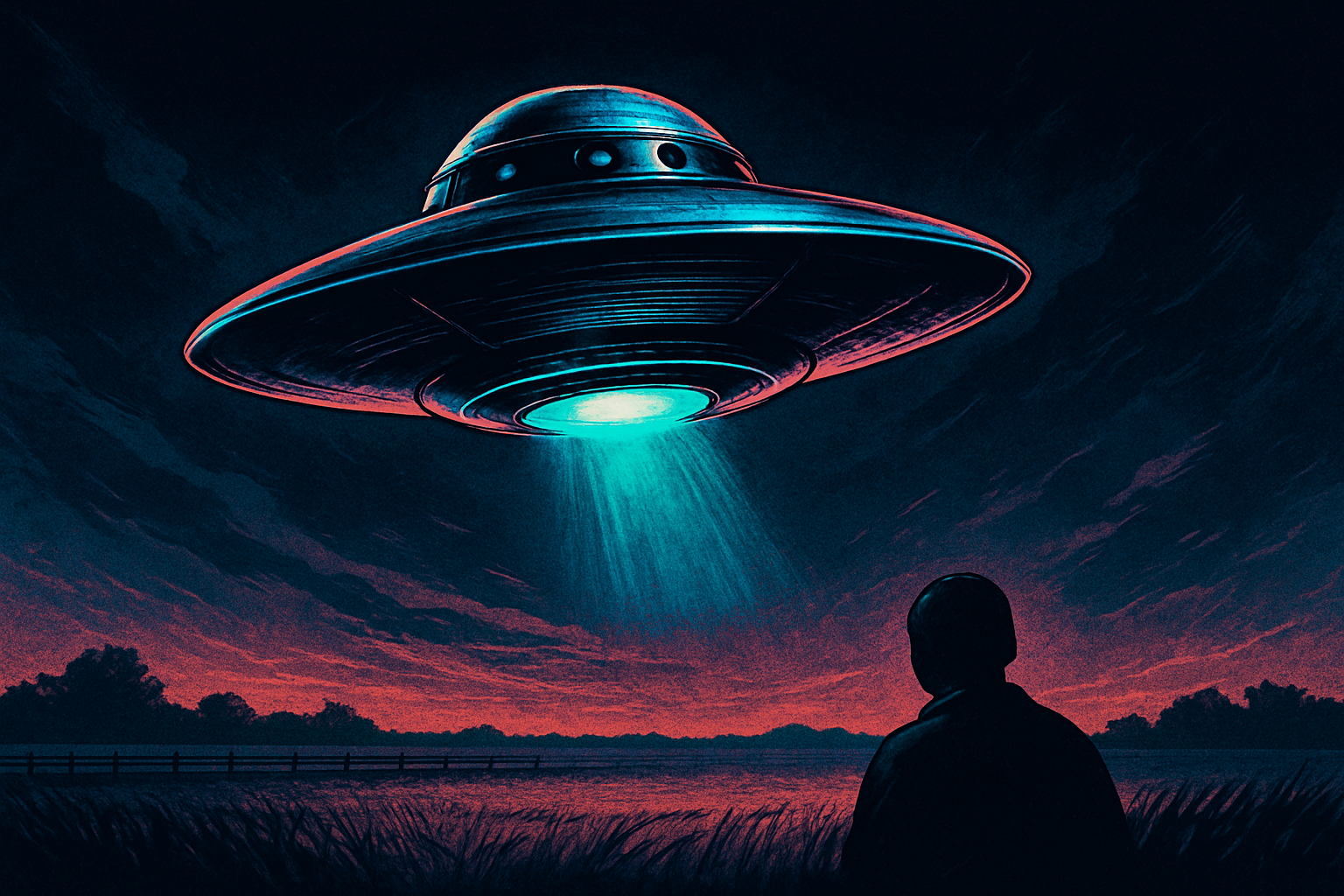 Atmospheric conceptual illustration — UFO Robo Grendizer (Goldorak)